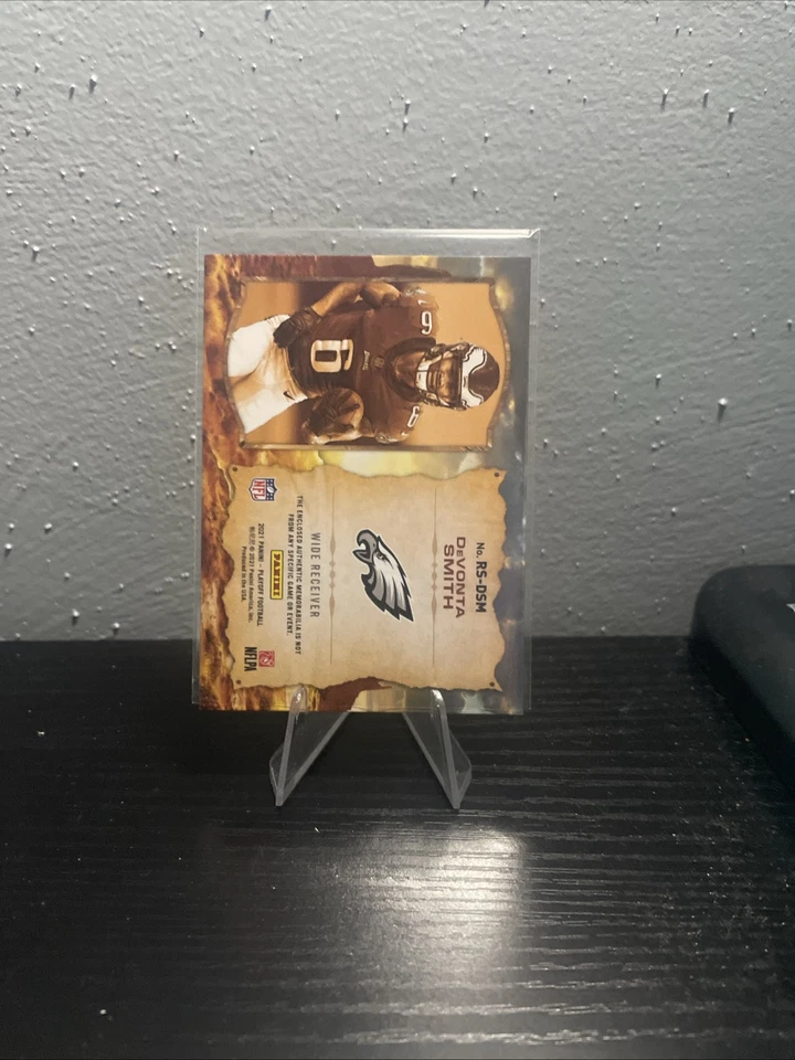 2021 Panini Playoff - Rookie Stallions Devonta Smith #RS-DSM (MEM, RC) - Image 2 of 2