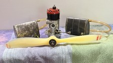 McCoy 35 Red Head RC Airplane Engine With Top Flight Prop And 2 Perfect Tanks
