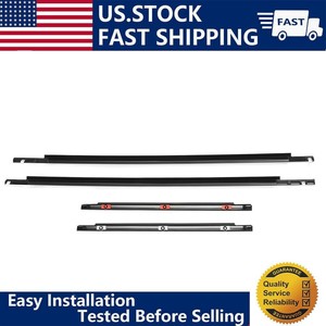 Genuine OEM Toyota FJ Cruiser Front & Rear Door Belt Moldings (Weatherstrips) - Direct Fit For 2007-2014 Models