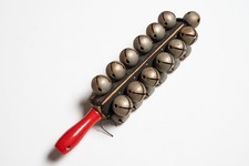 Vintage Professional 25 Sleighbells Hand Sleigh Bells - Lovely sound and patina