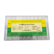 Single/Double End 1.2/1.0mm Steel Knurled Watch Band Bar Strap Link Pin