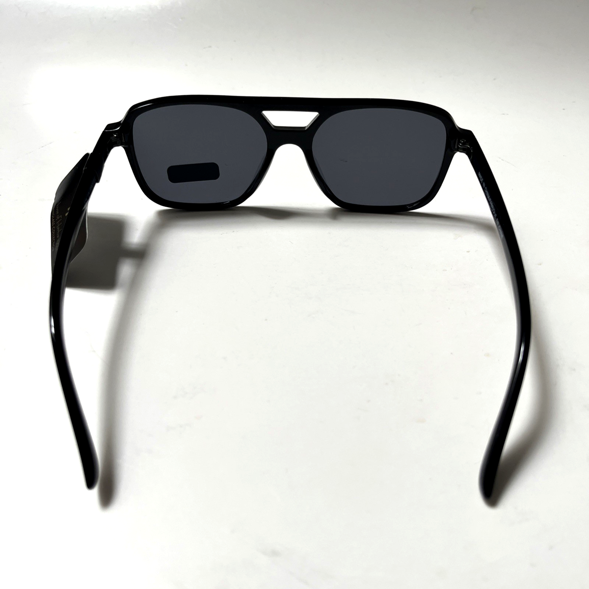NWT HOUSE OF HARLOW Double Bridge Aviator Sunglasses Acetate Black Green Lens NWT Original HOUSE OF HARLOW Double Bridge Aviator  main image 2
