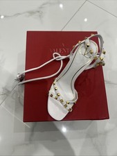 valentino heels, white, never used brand new, size 5 womens