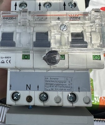 ABN XHA335-4 E35 Hauptsicherungsautomat 3-polig