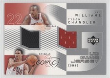 2002-03 Upper Deck UD Game Jersey Combos Jay Williams Tyson Chandler #JW/TC 0c2
