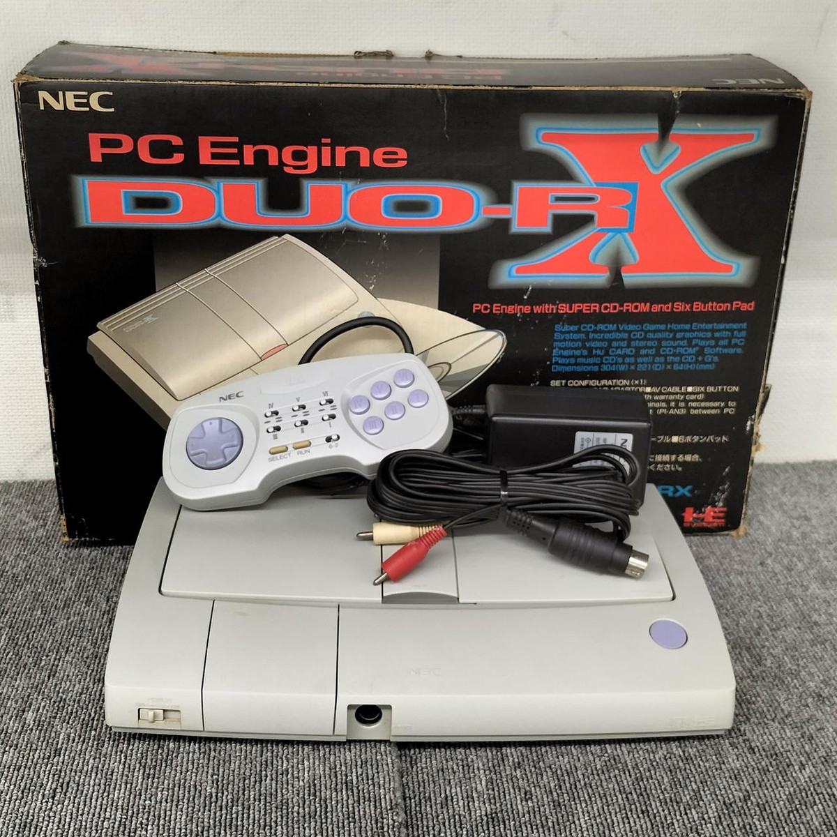 ☆ 現状動作品 NEC PCエンジン DUO-RX ゲームソフト付き☆ NEC PC-Engine
