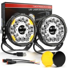 Auxbeam 7 Inch 360-pro Led Work Light Bar Combo Fog Lamp Offroad Drivingcovers