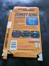Donkey Kong Classics Nintendo Nes bix only original UK Version