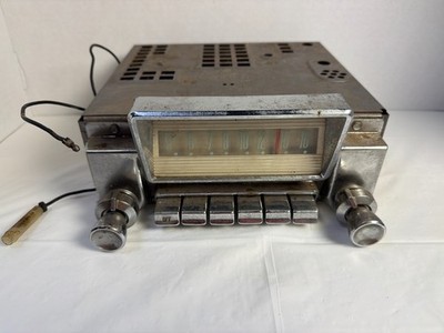 Vintage Ford FoMoCo AM Push Button Car Radio PBM-123570 Parts Repair AS IS