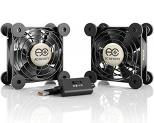 AC Infinity MULTIFAN S7 USB Table Cooling Fan Dual Pack AI-MPF120A2
