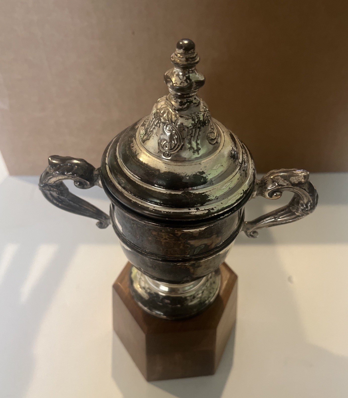 Bob Bourne 1977-78 New York Islanders Clarence Campbell Bowl Trophy