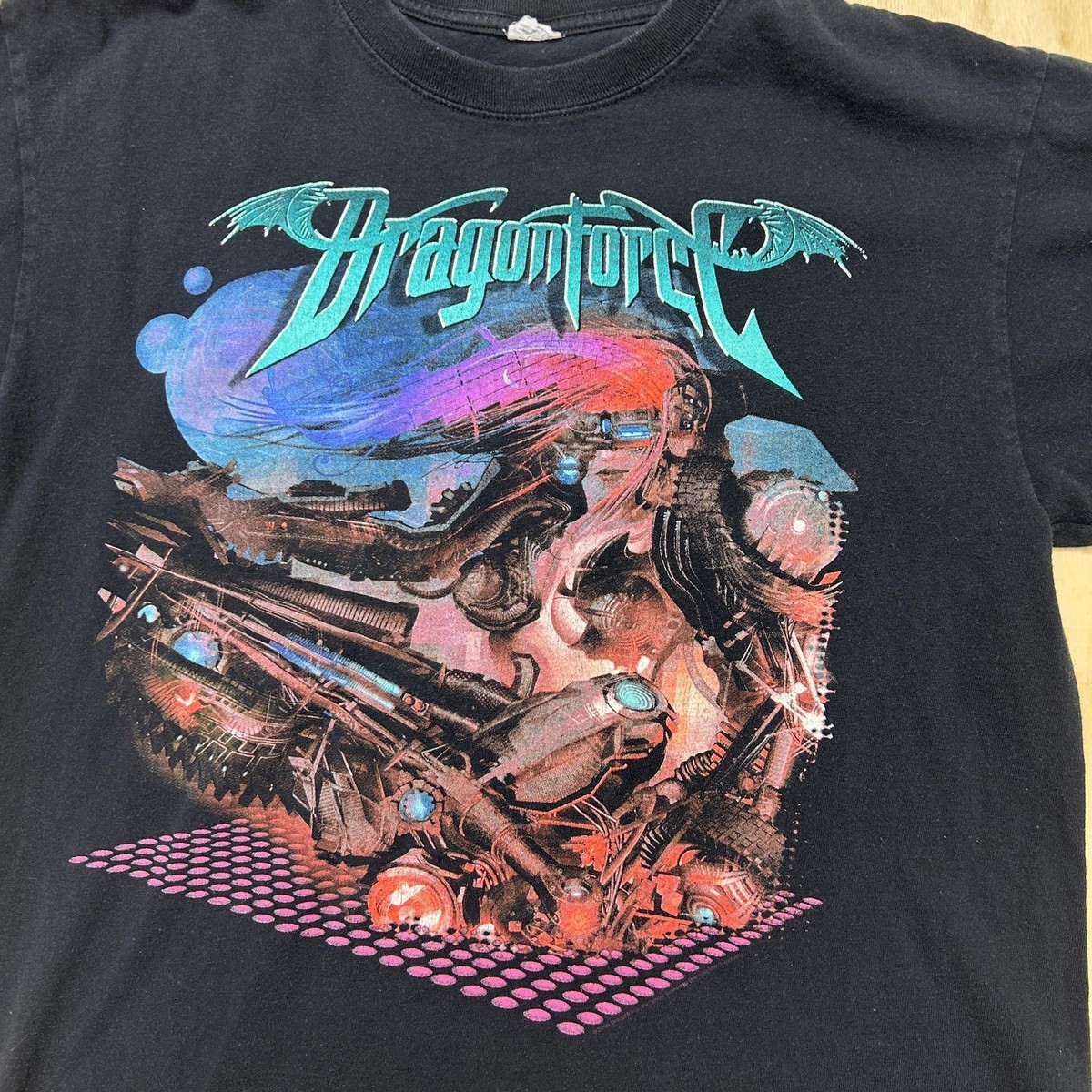 ドラゴンフォース Ultra Beatdown Tシャツ Lサイズ Dragonforce Shirt Mens Large Black Ultra Beatdown Tour Band