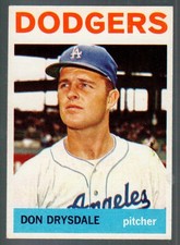 1964 Topps Baseball HOF #120 Don Drysdale NEAR-MINT NM centered