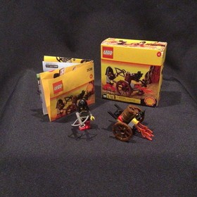 LEGO Vintage Shell promo set 2538 Fright Knights Fire Cart w BOX!