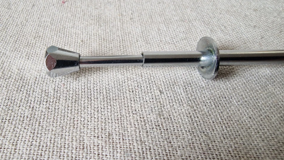 Vintage Mechanical Spring Loaded Chrome Plated Pickle Fork  german engineered  - Image 2 of 4
