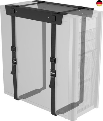 BONTEC Adjustable PC Holder, Computer Mount Undertable, CPU Holder Under Desk,