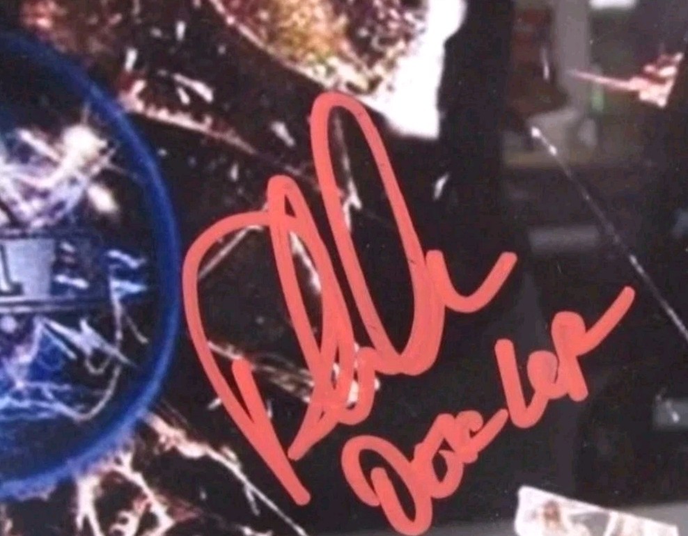 HTF Def Leppard Autographed Signed Tour Poster Photo Phil Collen Rick Savage COA