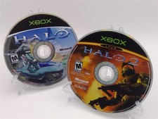 Halo 1 Combat Evolved and Halo 2 Original Xbox - Xbox 360 Compatible - Tested