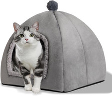 Cat Bed Cave for Indoor, Suitable for Cat Dome Bed, Hideaway Bed for Indoor Cats