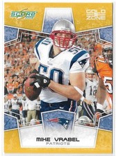 2008 Score Football Mike Vrabel - Gold Zone /400