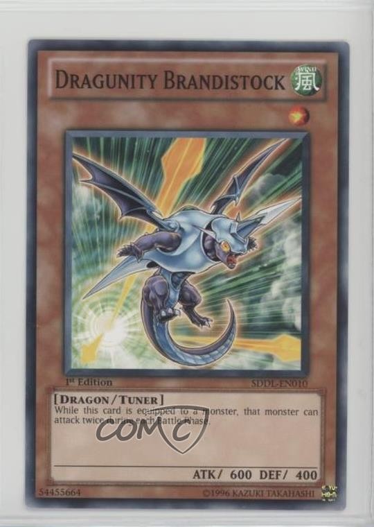 Dragunity Brandistock 1st Ed. YuGiOh Legion Structure Deck #SDDL-EN010