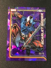2026 Topps Chrome Marvel Comics #146 Scarlet Spider Purple Sapphire /75