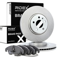 RIDEX Bremsenset Vorne Bremsscheiben Beläge für AUDI A4 Avant (8K5, B8) A6 Avant