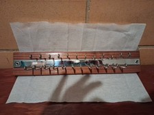 Vintage 1990's FOLDING Wall NECKTIE TIE RACK HOLDER Belts Scarves 24 HOOKS Retro