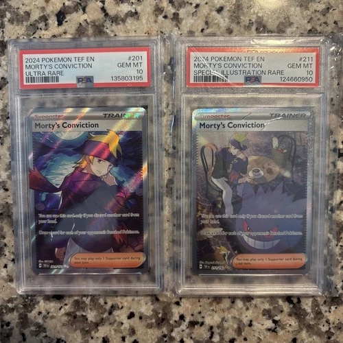 Morty's Conviction 211/162 Pokemon Temporal Forces PSA 10