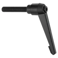 Clamping Lever Handles, M12 x 60mm Male Thread Knobs Handle, Black