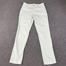 Birddogs Pants Mens 32x32 Blue Green Lined Stretch Chino Built In Liner Golf