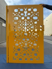 Contemporary modern metal gate, Modern Metal Gate, Custom size Art Pedestrian