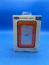 LaCie LAC9000298 Rugged Mini 2TB External Hard Drive - Orange