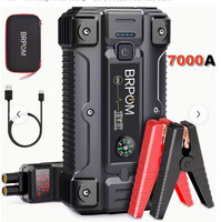 Brpom Auto-Starthilfe 7000A – 26800Mah Powerbank FüR Benzin/10L Diesel 12V USB-C