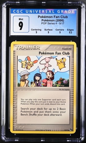 Pokémon Fan Club graded CGC 9 for sale on eBay