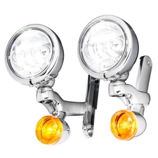 Eagle Lights 4.5" LED Spot Lights and Hardware for Harley-Davidson® Street Glide
