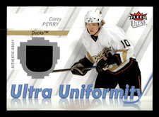 Corey Perry Ducks 2008 Ultra Uniformity Fleer Ultra Game-Used Relic U-PE