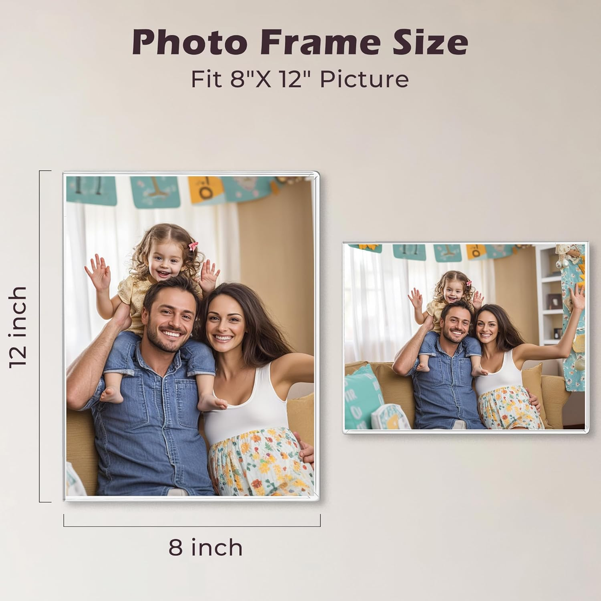 12 X 8 Frame Size