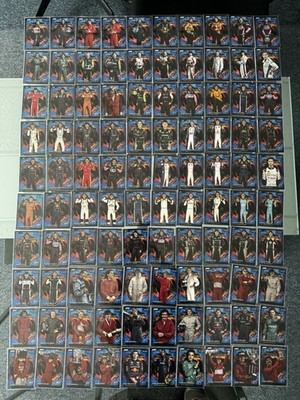 Topps F1 Finest 2024 - Complete Set Of All 100 Blue Rare /99 Refractors