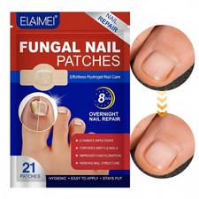 21pcs/box Fungal Nail Care Patches, box 8H Overnight Toenail Repair Care