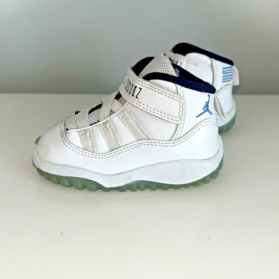 Jordan 11 Retro Concord TD 378040-100 2018 niño pequeño talla 5C Foto 4 de 4