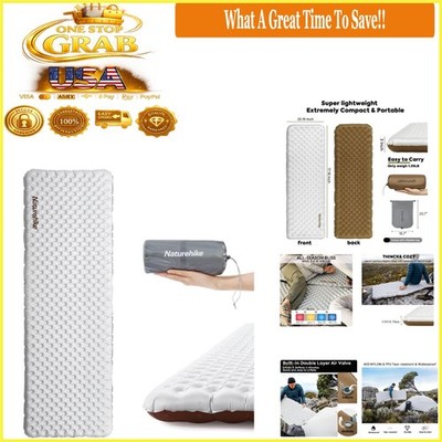 Naturehike Self-Inflating Camping Mattress 77x25x3in R-Value 5.8 Water-Resistant