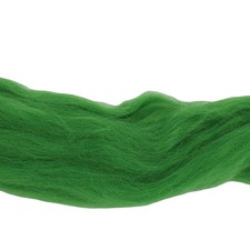 B-Wool Roving 200g Green Soft Comfortable Wool Roving Yarn Green For Felting