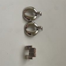VOCARI KENNETH COLE TRIFARI Silver Tone Geome...