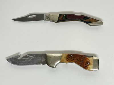 Frost Cutlery Japan Lockback Picket Knives lot of 2 