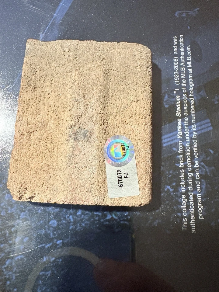 Don Mattingly Yankees Collage Framed Monument Park Brick MLB Steiner Sticker COA - Image 3 of 4