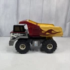 VINTAGE TONKA MIGHTY BLAZE DUMP TRUCK RARE XMB-975 FLAMES 1999