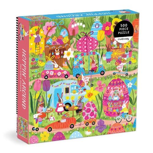 Hoppin Around 500 Piece Family Puzzle by Mudpuppy - Image 5