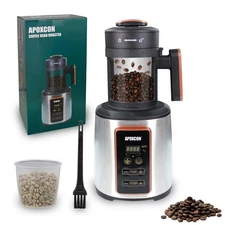 Coffee Bean Roaster Electric Air Coffee Roaster Machine for Home Use with Cof...