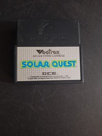 Solar Quest (Vectrex, 1982) With Cartridge, Box, & Overlay 